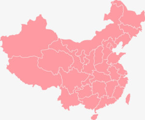 China sourcing China map